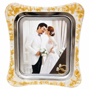 Premium Couple Photo Frame Decorative Gift Collection – Elegant Love & Wedding Photo Frames, Made in China