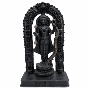 Premium Lord Shri Ram Ji Statue with Bow & Ornate Arch – Decorative Ram Idol – Made in India