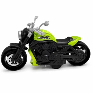 Premium 1:12 Die-Cast Alloy Motorcycle Toy Model – Stylish Mini Bike for Kids & Collectors – Made in China - Lime Green