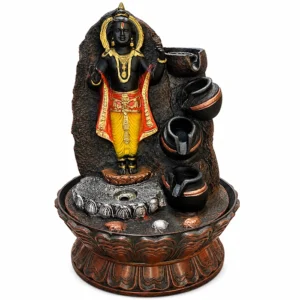 Premium Backflow Incense Waterfall Fountain with Spiritual Idol Design & Multi-Level Smoke Flow – Made in China